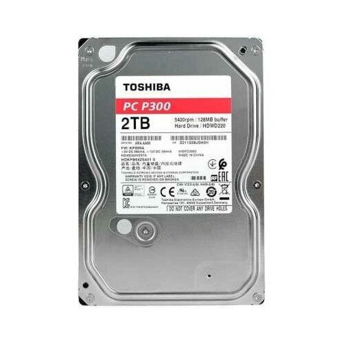 Toshiba 2TB Toshiba P300 (HDWD220YZSTA) {SATA 6.0Gb/s, 5400 rpm, 128Mb buffer, 3.5