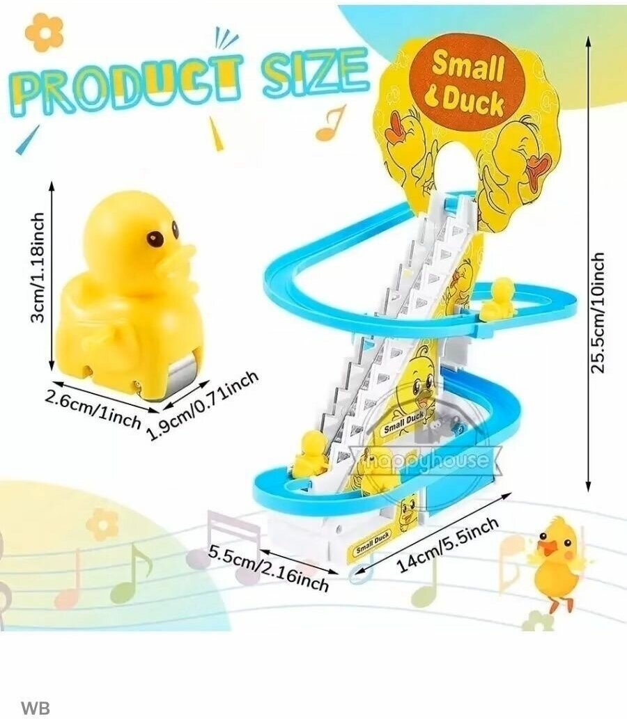 Small duck Игрушка музыкальная горка с утятами / Горка с утятами игрушка интерактивная светится