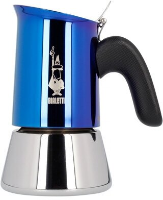 Bialetti гейзерная кофеварка Venus Blue 2 порции 85 мл