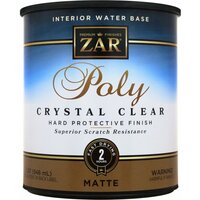 Полиуретановый лак на водной основе ZAR Interior Water Base Poly Crystal Clear 946 мл Матовый 34412