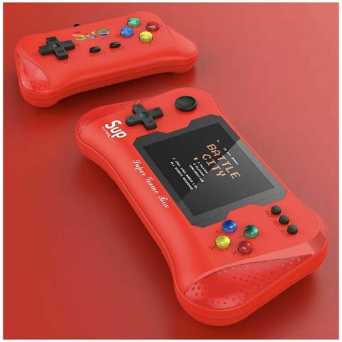 Портативная игровая приставка SUP X7M c дополнительным джойстиком красный 175000₽