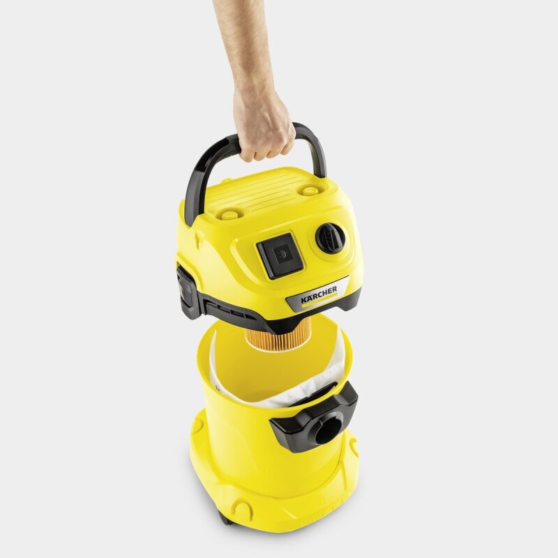Пылесос для сухой и влажной уборки Karcher WD 3 P V-17/4/20 1000 Вт 17л — фото 1