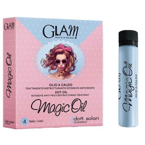 Волшебное масло интенсивный восстанавливающий уход для волос GLAM MAGIC OIL, 4*10 мл