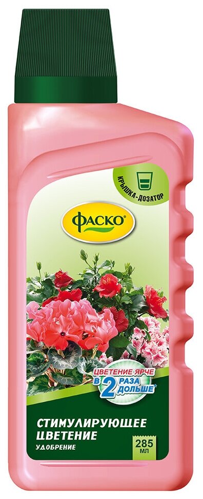 фото Удобрение жидкое Фаско Цветочное счастье минеральное Стимулирующее цветение 285 мл