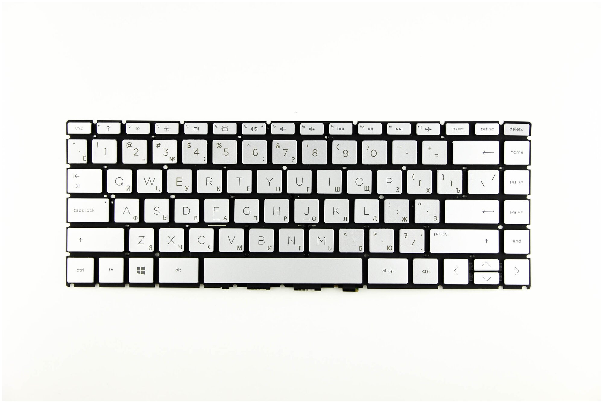 Клавиатура для HP 14-CE 14-CK 14-CM Серебро p/n: L47781-001, 490.0GG07. AS01, T19032200581