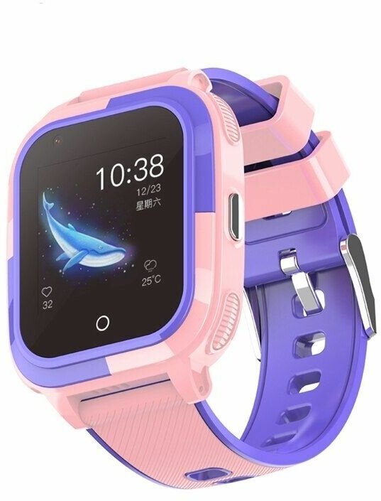 Детские умные часы Smart Baby Watch Wonlex CT11 GPS, WiFi, камера, 4G розовые (водонепроницаемые)