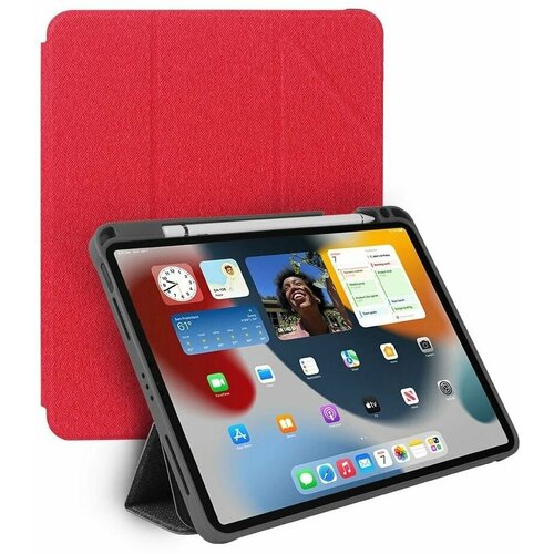 Чехол G-Case iPad mini 6 с держателем для Apple Pencil тройное сложение красный Denim Roadster Plus