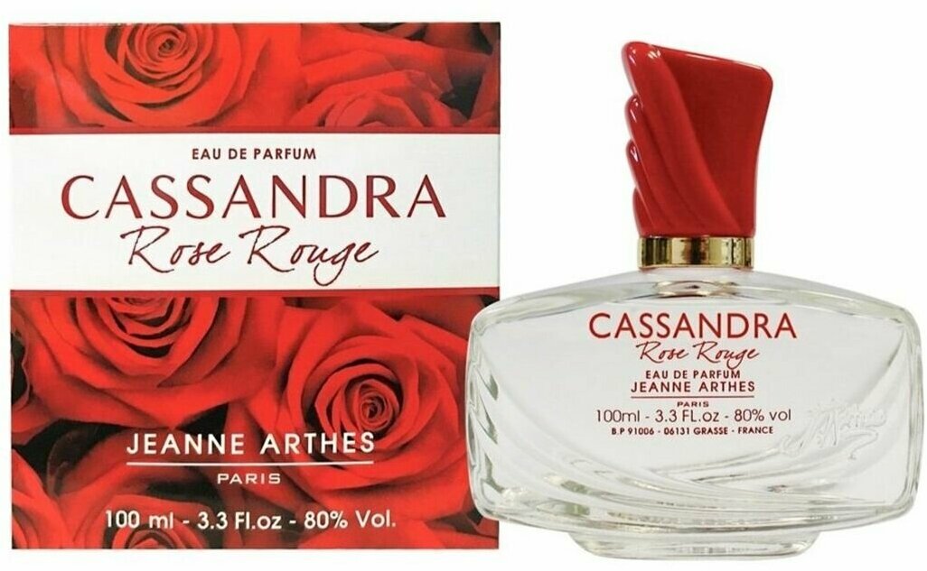 Jeanne Arthes Парфюмерная вода женская Cassandra Rose Rouge 100мл