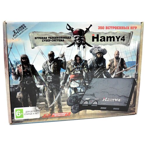 фото Игровая приставка hamy 4 sd 16-bit - 8-bit black 350-in-1