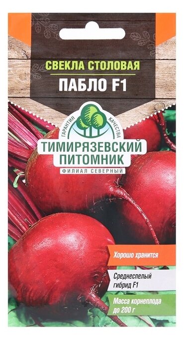 Семена Питомник растений КФ РГАУ-МСХА им. К.А. Тимирязева Свекла Пабло F1 05 г