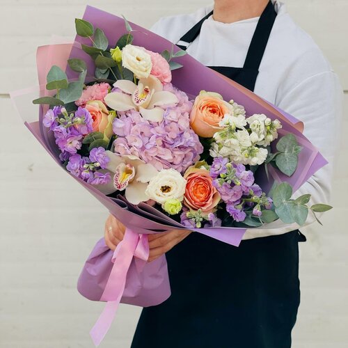 Изображение товара Букет микс с пионовидной розой. Rybe-flowers.