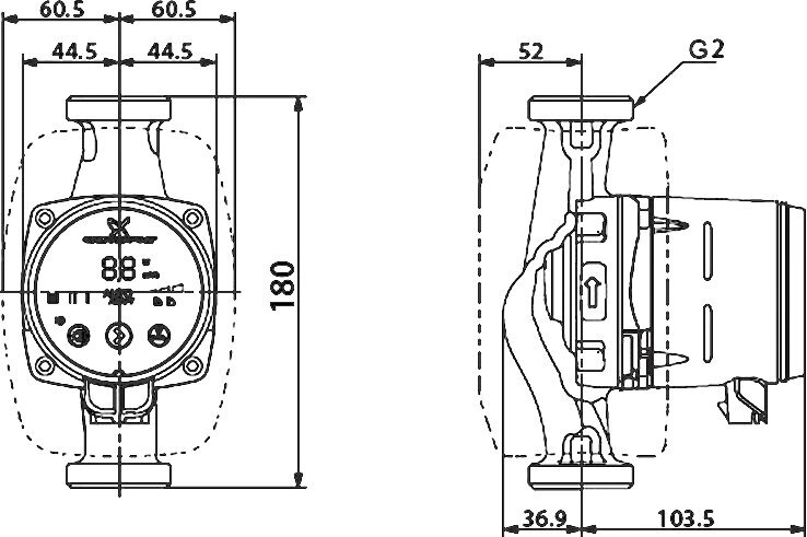 Насос циркуляционный Grundfos 98520750 - фото №13