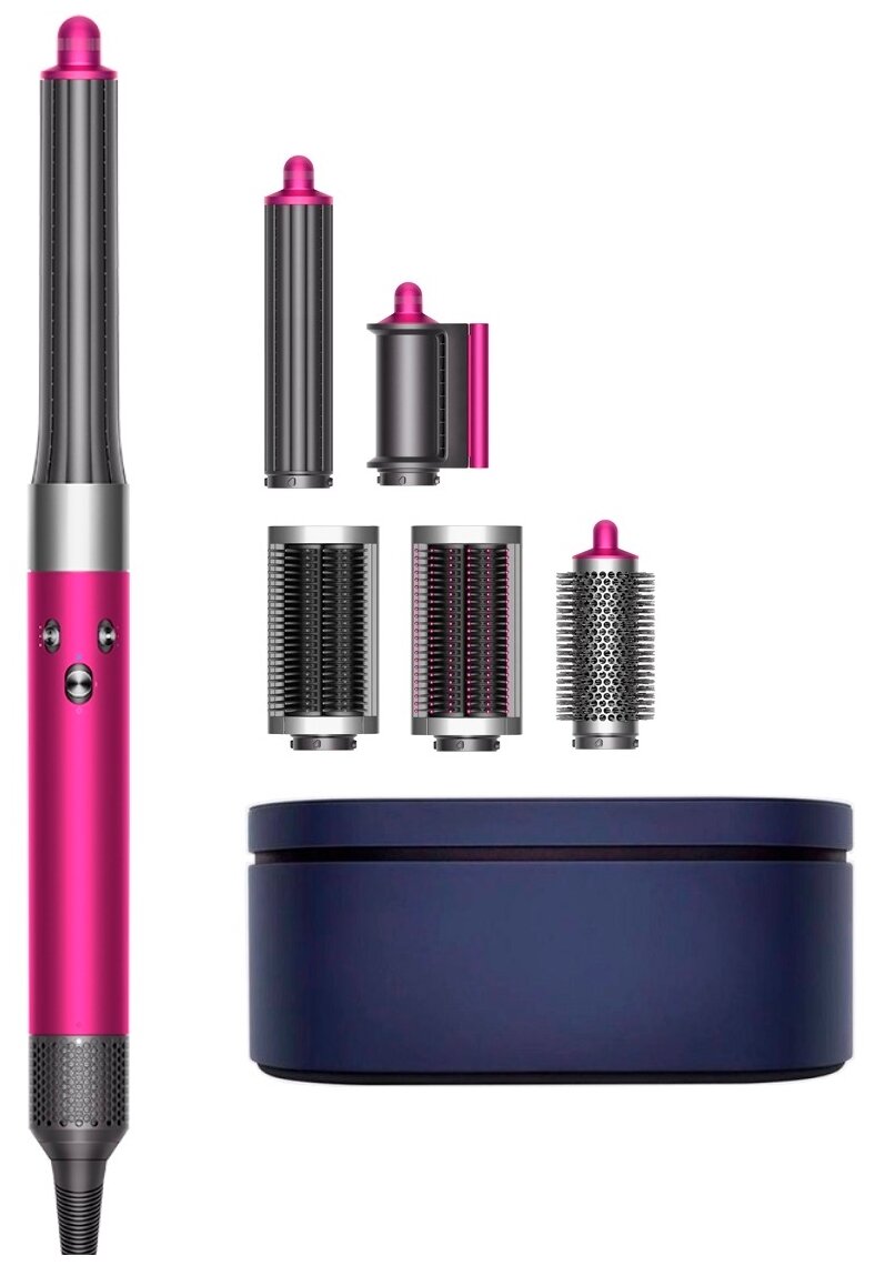 Фен-стайлер Dyson Airwrap complete long HS05 HK, fuchsia/bright nickel