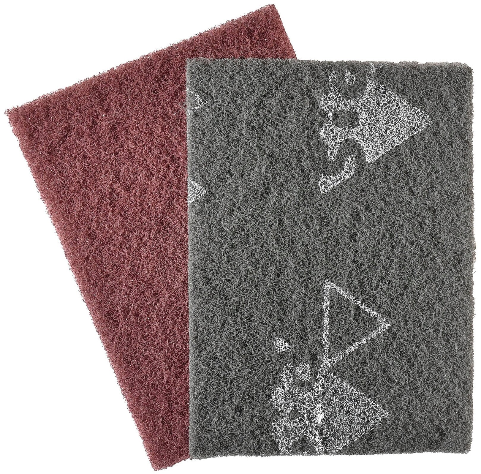 фото Набор Абразивный материал скотч брайт для удаления загрязнений COMBI - 2 шт, абразив для очищения от налета, ржавчины, жира / абразивная губка