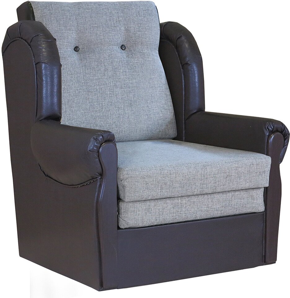 Кресло кровать Шарм-Дизайн Классика М шенилл серый