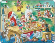 Пазлы Larsen "Мастерская Санта Клауса", 140 элементов, EA2