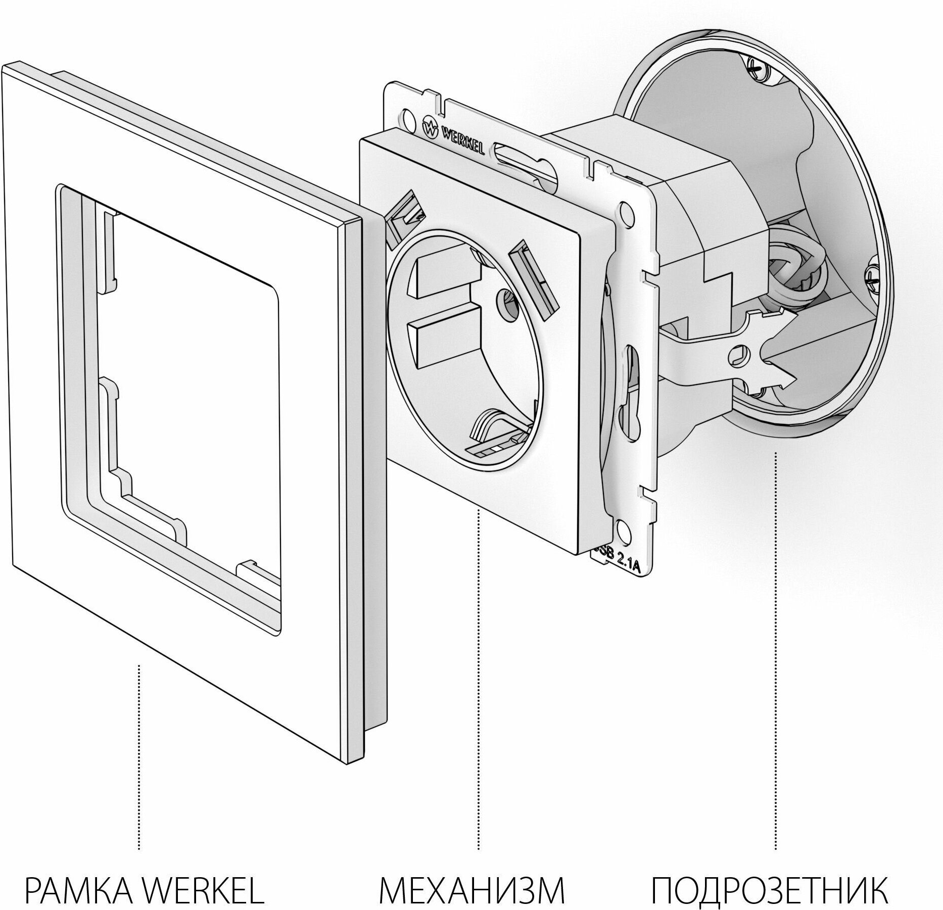 Розетка Werkel W1171501 - фотография № 15