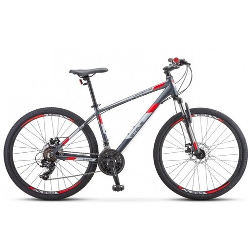 Горный MTB велосипед STELS Navigator 590 MD 26 K010 LU089775 LU094325 рама 18 серыйсалатовый 2451000₽