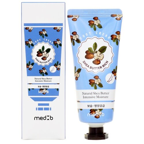 MEDB Shea Butter Rich Foot Cream Увлажняющий крем для ног с маслом ши natyr foot cream 75ml