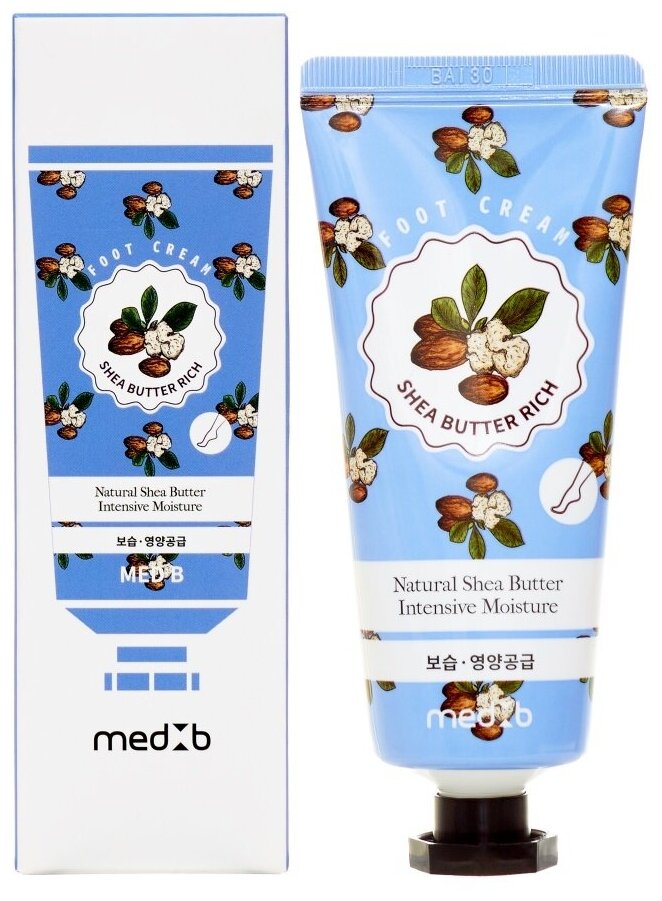 MEDB Shea Butter Rich Foot Cream Увлажняющий крем для ног с маслом ши