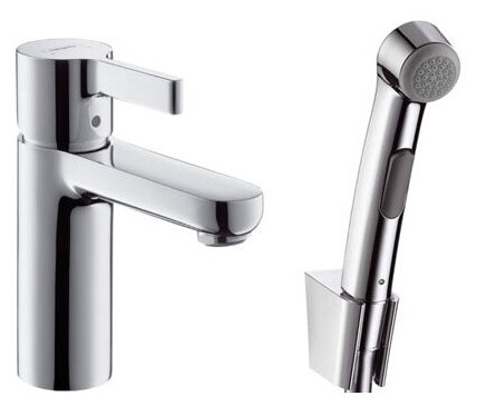 Смеситель для раковины Hansgrohe Metris S 31160000 с душем