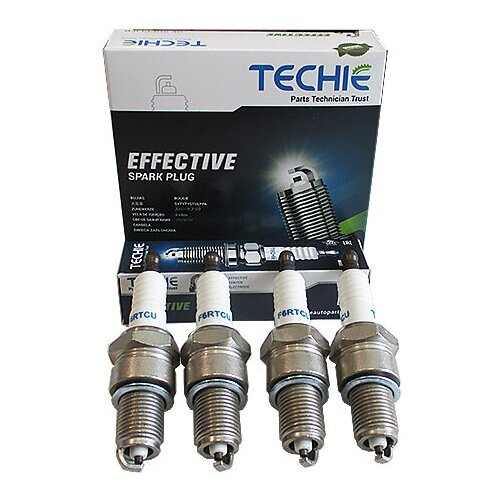 Свечи TECHIE F6RTCU ВАЗ-2101-2110, Газель дв.4216 карбюратор коробка 4шт