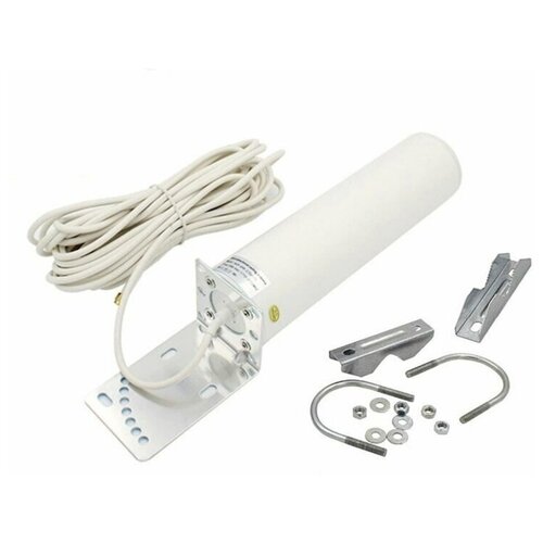 Всенаправленная круговая 10-12 дБи антенна 2G3G4G кабель 5 метров разъем SMA-male 2345₽