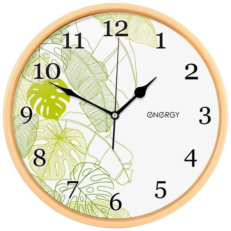 Часы настенные кварцевые Energy EC-108 круглые (32.0x4.5 см) (009481)