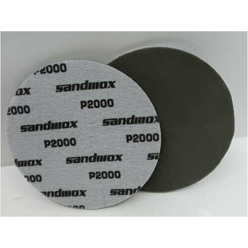 Шлифовальный диск на поролоновой основе SANDWOX SUPER FINE FOAM 125мм, Р2000, 2шт.