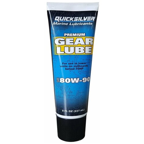 Трансмиссионное масло для лодочного мотора QUICKSILVER Premium Gear Lube (0,237л)