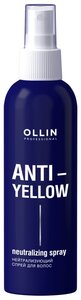 Фото OLLIN PROFESSIONAL Аnti-yellow Нейтрализующий спрей для волос 150мл