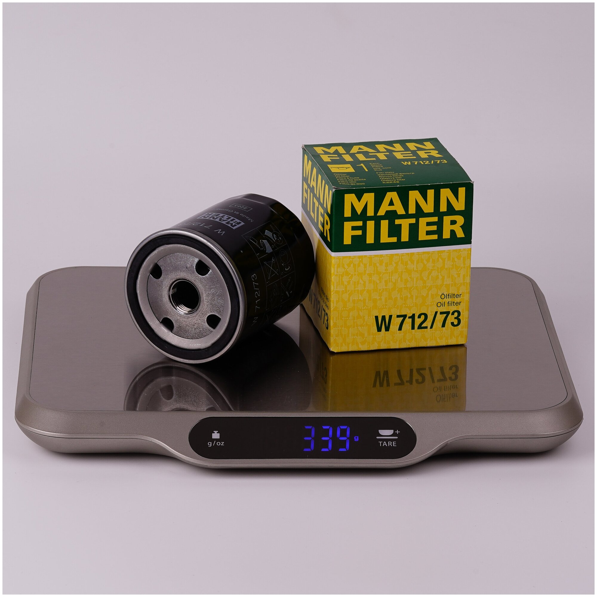 Масляный фильтр MANN-FILTER W 712/73 - фотография № 16