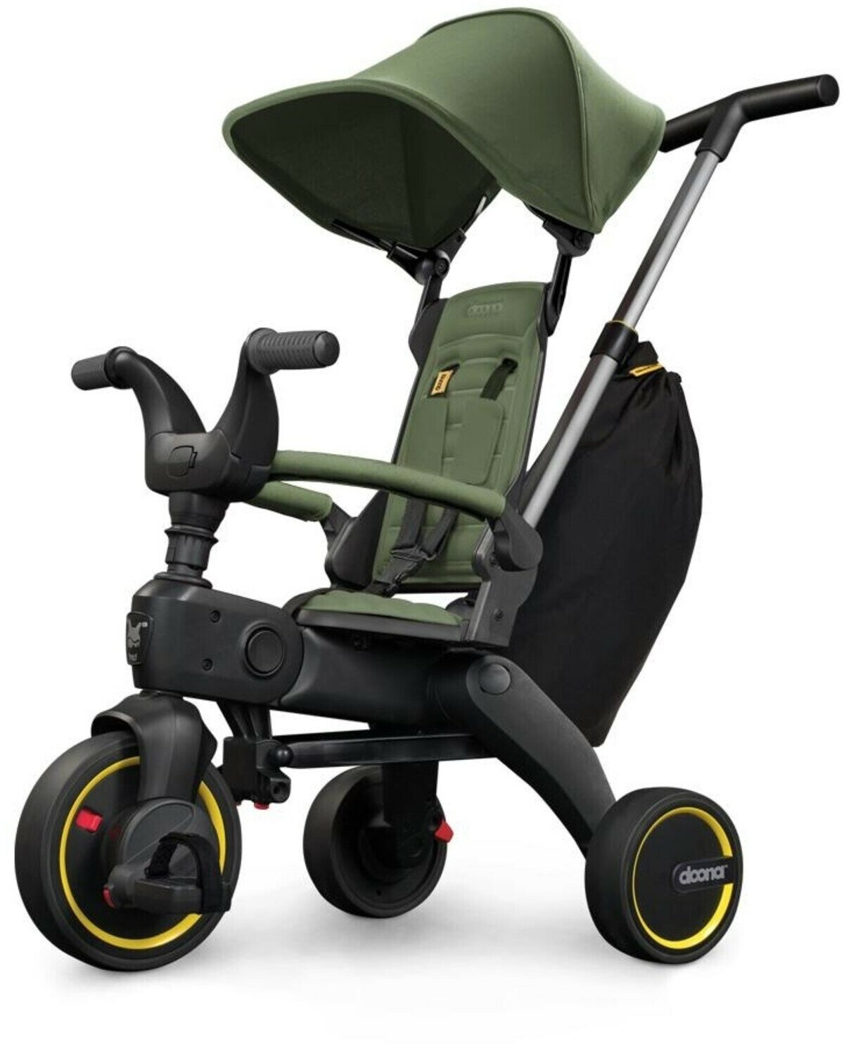 Велосипед детский Doona Liki Trike S3 Desert Green складной, трехколесный, зеленый