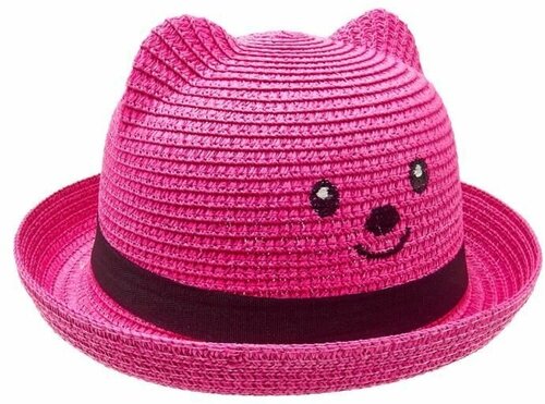 Шляпа  летняя, размер 52, розовый