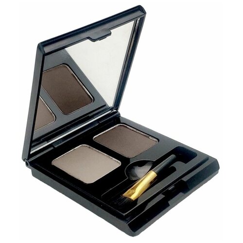 L’ocean Тени для бровей / Eye Brow Cake, 02 Light Brown + Brown