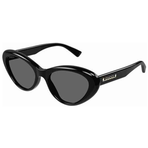 фото Солнцезащитные очки gucci gg1170s 001, кошачий глаз, оправа: пластик, с защитой от уф, для женщин, черный