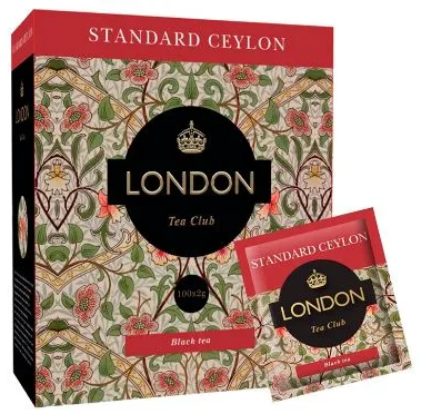 Чай черный London tea club Standart сeylon в пакетиках, 100 пак. - фотография № 3