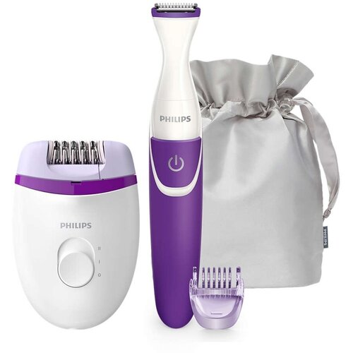 Эпилятор Philips BRP505 Satinelle Essential, white/purple