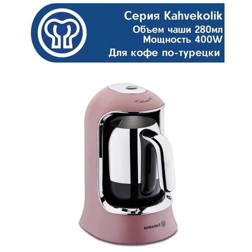 электрическая турка Korkmaz A860 розовое золото 1219500₽