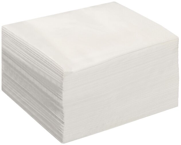 Салфетки бумажные 100 шт. белые, 3 уп. - фотография № 2