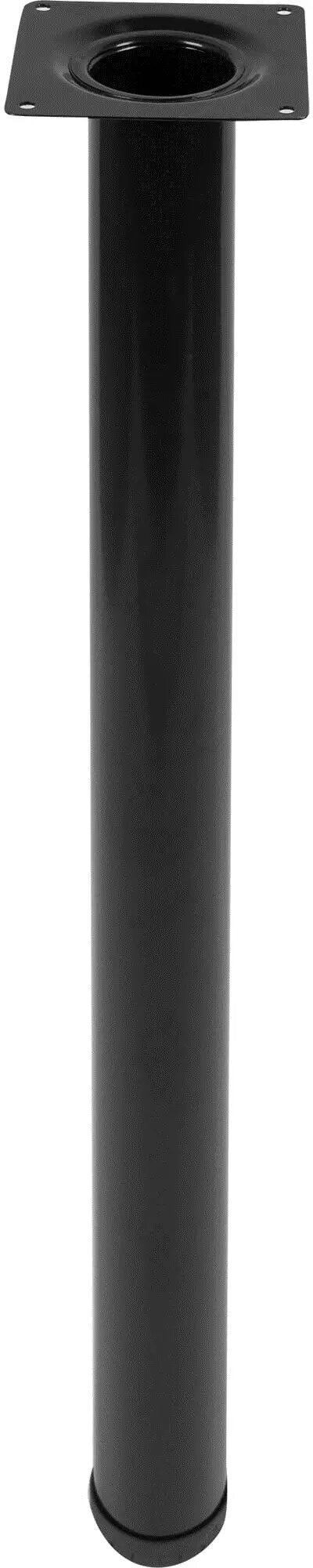 Ножка круглая 710х50 мм сталь максимальная нагрузка 50 кг цвет черный