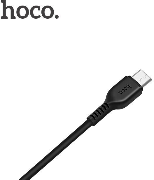 Кабель Hoco X20 Flash USB - USB Type-C, 1 м, 1 шт., черный - фотография № 5