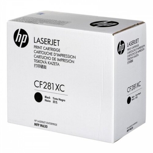 HP Картридж HP HP 81X CF281XC черный для HP LJ Pro M630z/f/h M605dh/n/x (белая корпоративная коробка) картридж hp cf281xc 81x