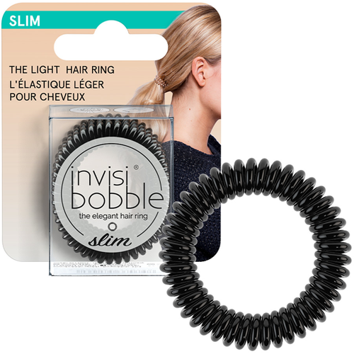 SLIM True Black резинка для волос Invisibobble invisibobble original hair rings true black