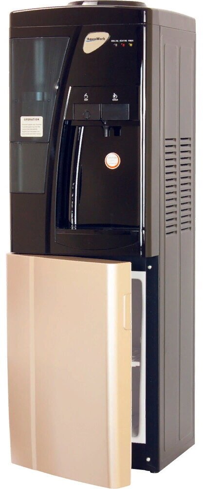 Кулер для воды Aqua Work 3-W бронзовый со шкафчиком электронный