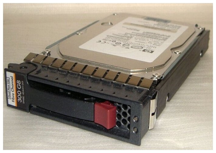 3.5" HP 300GB 15K FC M6412 EVA Hard Drive (AG690A, AG690B, 454411-001)