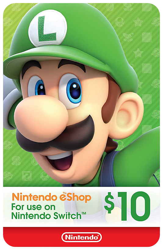 Цифровая подарочная карта Nintendo eShop (10 USD, США)