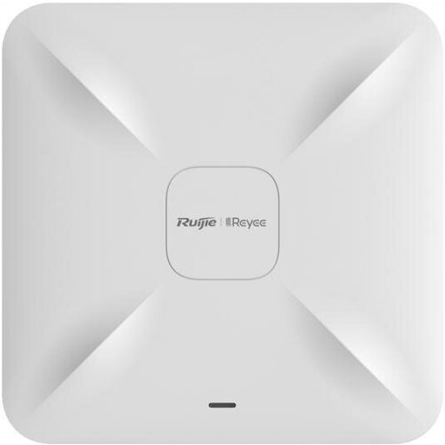 Reyee AC1300 Dual Band Ceiling Mount Access Point, 867Mbps at 5GHz + 400Mbps at 2.4GHz, 2 10/100base-t Ethernet uplink port, Internal Antennas, support