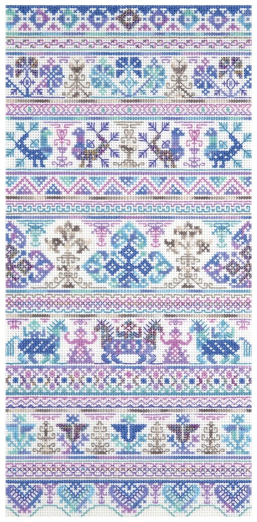 PANNA Набор для вышивания Русские промыслы,O-1967, разноцветный, 33 х 16 см