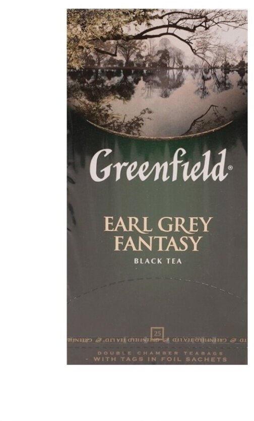 Чай чёрный Greenfield Earl Grey Fantasy 25 шт